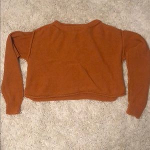Orange sweater